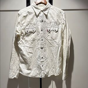 Levi’s Vintage Premium White Cowboy Button-Up Shirt
